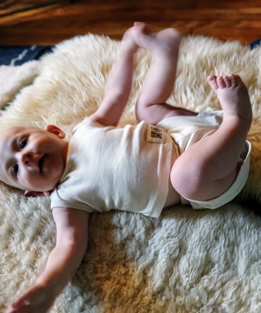 Ayurveda Baby Clothes White